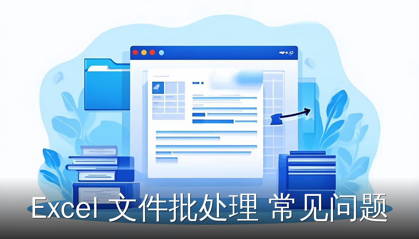 Excel文件批处理常用命令所在的功能区选项卡和命令组示意图