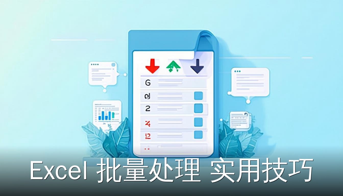 Excel 批量处理 实用技巧 公式拖动结果对比